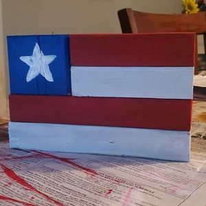 American flag home decor
